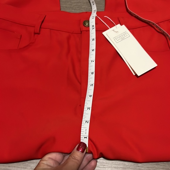 Red flare pants - Picture 4 of 8